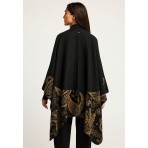 Funky Buddha Γυναικεία Κάπα Μαύρη, Μπεζ