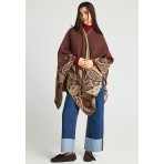 Funky Buddha Γυναικεία Κάπα Καφέ, Μπεζ