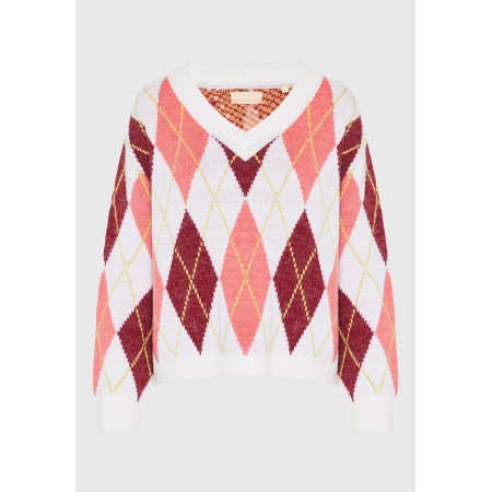 Funky Buddha Γυναικείο Πλεκτό Με Λαιμόκοψη V 