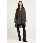 Funky Buddha Loose Fit Φόρεμα Mini Γυναικείο (FBL012-133-13-BLACK)