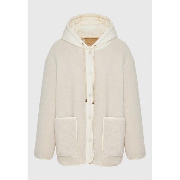 Funky Buddha Μπουφάν Sherpa Γυναικείο (FBL012-136-01-CHALK)