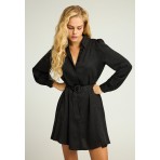 Funky Buddha Γυναικείο Φόρεμα Mini Μαύρο