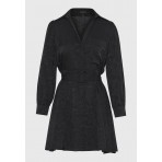 Funky Buddha Γυναικείο Φόρεμα Mini Μαύρο