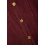 Funky Buddha Φόρεμα Mini Γυναικείο (FBL012-138-13-MAROON)