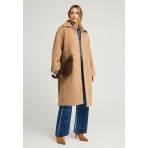 Funky Buddha Γυναικείο Παλτό (FBL012-139-01-BEIGE)