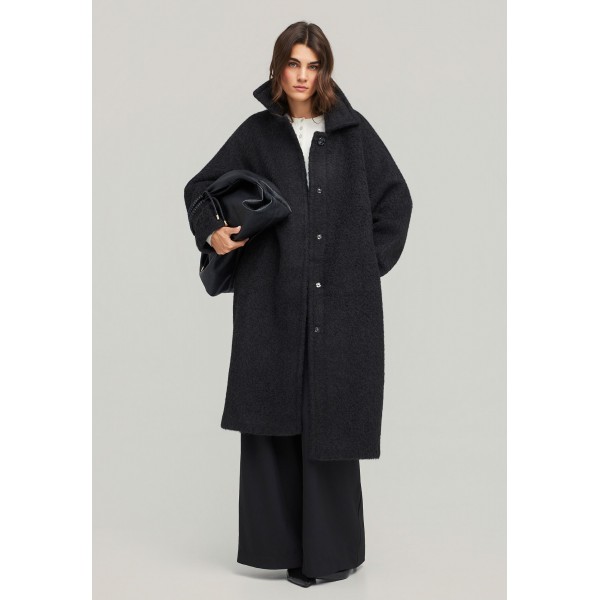 Funky Buddha Faux Fur Παλτό Γυναικείο (FBL012-139-01-BLACK)