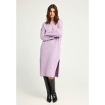 Funky Buddha Γυναικείο Φόρεμα Μίντι (FBL012-139-13-ORCHID-MIST)