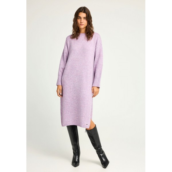 Funky Buddha Knitted Φόρεμα Midi Γυναικείο (FBL012-139-13-ORCHID-MIST)