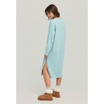 Funky Buddha Γυναικείο Φόρεμα Μίντι (FBL012-139-13-SAGE-GREEN)