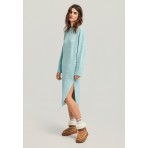 Funky Buddha Γυναικείο Φόρεμα Μίντι (FBL012-139-13-SAGE-GREEN)