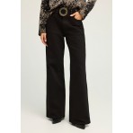 Funky Buddha Wide Leg Παντελόνι Τζιν Γυναικείο (FBL012-162-02-BLACK)