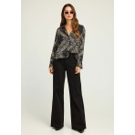 Funky Buddha Wide Leg Παντελόνι Τζιν Γυναικείο (FBL012-162-02-BLACK)