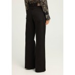 Funky Buddha Wide Leg Παντελόνι Τζιν Γυναικείο (FBL012-162-02-BLACK)
