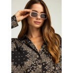 Funky Buddha Wide Leg Παντελόνι Τζιν Γυναικείο (FBL012-162-02-BLACK)