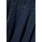 Funky Buddha Denim Φούστα Μidi Γυναικεία (FBL012-163-14-DK-BLUE)