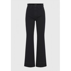 Funky Buddha Flare Leg Παντελόνι Τζιν Γυναικείο (FBL012-164-02-BLACK)