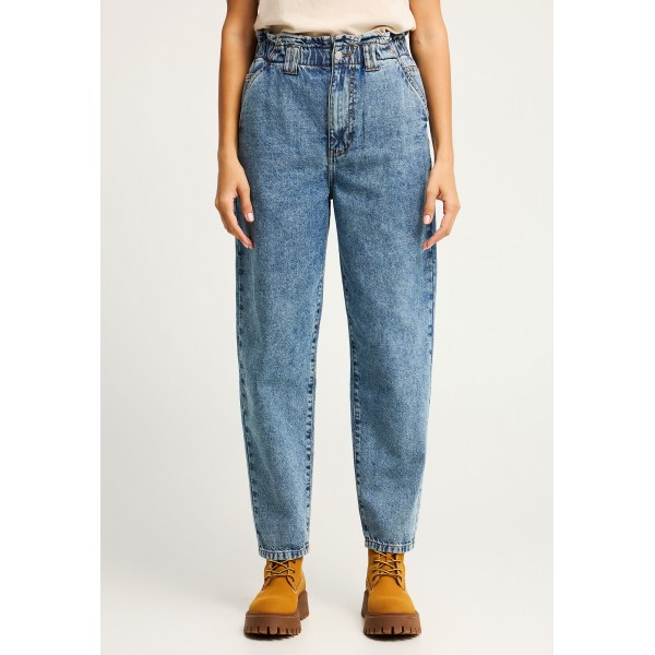 Funky Buddha Slouchy Fit Παντελόνι Τζιν Γυναικείο (FBL012-165-02-BLUE)