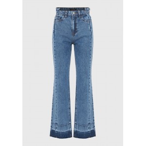 Funky Buddha Flare Fit Παντελόνι Τζιν Γυναικείο (FBL012-166-02-BLUE)