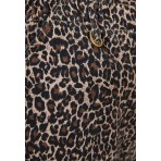 Funky Buddha Slouchy Fit Αnimal Print Παντελόνι Τζιν Γυναικείο (FBL012-167-02-CHESTNUT)