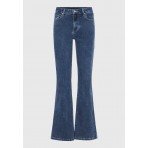 Funky Buddha Flare Fit Παντελόνι Τζιν Γυναικείο (FBL012-169-02-MD-BLUE)