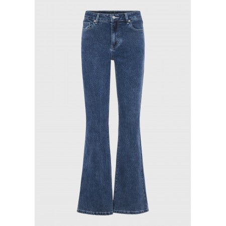 Funky Buddha Flare Fit Παντελόνι Τζιν Γυναικείο 