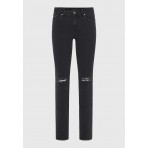 Funky Buddha Γυναικείο Τζην Παντελόνι Slim Fit (FBL012-171-02-BLACK)