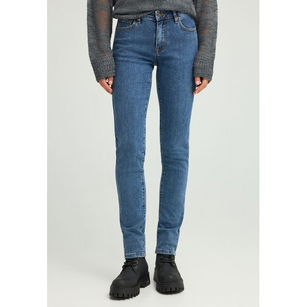 Funky Buddha High Rise Skinny Παντελόνι Τζιν Γυναικείο (FBL012-172-02-MD-BLUE)