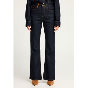 Funky Buddha Flare Fit Παντελόνι Τζιν Γυναικείο (FBL012-173-02-DK-BLUE)