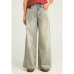 Funky Buddha Regular Fit Cotton Παντελόνι Τζιν Γυναικείο (FBL012-176-02-LT-BLUE)