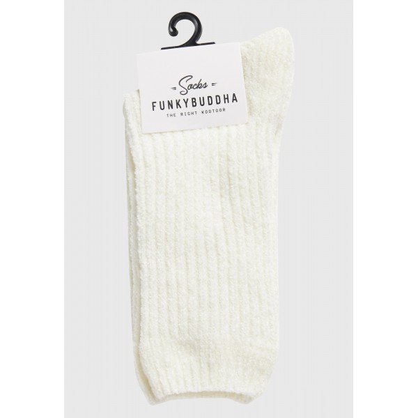 Funky Buddha Κάλτσες Ψηλές 1 Ζευγάρι (FBL012-183-10-OFF-WHITE)