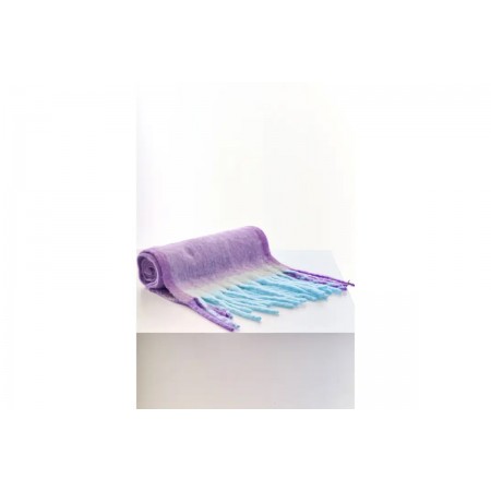 Funky Buddha Γυναικείο Κασκόλ Μωβ, Γαλάζιο