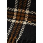 Funky Buddha Κασκόλ Μαύρο, Καφέ, Εκρού