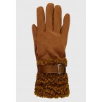 Funky Buddha Γυναικεία Γάντια Καφέ