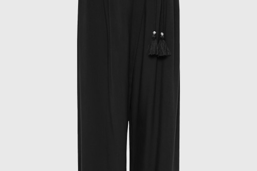 Funky Buddha Viscose Παντελόνα Γυναικεία (FBL013-100-02-BLACK)