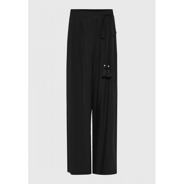 Funky Buddha Viscose Παντελόνα Γυναικεία (FBL013-100-02-BLACK)