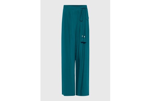 Funky Buddha Viscose Παντελόνα Γυναικεία (FBL013-100-02-DEEP-LAKE)