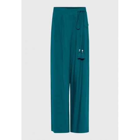 Funky Buddha Γυναικεία Παντελόνα Πετρόλ