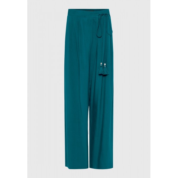 Funky Buddha Viscose Παντελόνα Γυναικεία (FBL013-100-02-DEEP-LAKE)