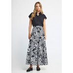 Funky Buddha Γυναικείο Κοντομάνικο Πουκάμισο Μαύρο