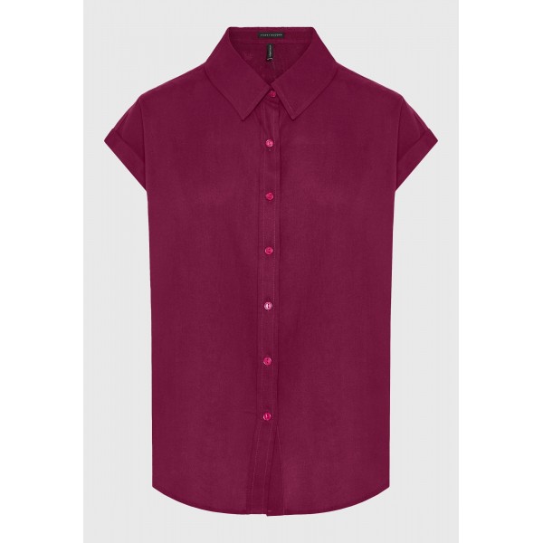 Funky Buddha Γυναικείο Πουκάμισο Απο Βισκόζη (FBL013-100-05-GRAPE-JUICE)