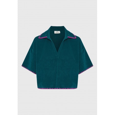 Funky Buddha Γυναικεία Μπλούζα Με Γιακά Πόλο 