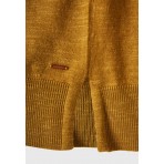 Funky Buddha Γυναικείο Πλεκτό Με Λαιμόκοψη (FBL013-100-09-HONEY-MUSTARD)