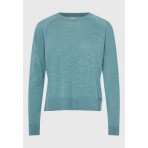 Funky Buddha Γυναικείο Πλεκτό Με Λαιμόκοψη (FBL013-100-09-MINERAL-BLUE)