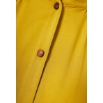 Funky Buddha Μίντι Κοντομάνικο Φόρεμα Με Ζώνη (FBL013-100-13-LEMONGRASS)