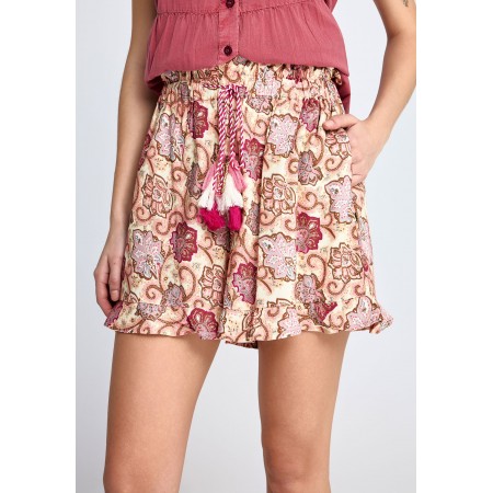 Funky Buddha Floral Σορτς Casual Γυναικείο 