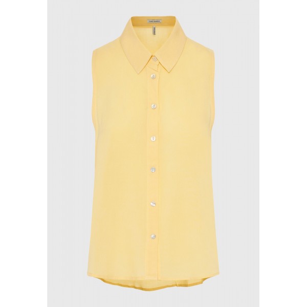 Funky Buddha Viscose Πουκάμισο Αμάνικο Γυναικείο (FBL013-101-05-LEMONADE)