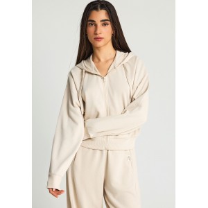 Funky Buddha Ζακέτα Βαμβακερή Γυναικεία (FBL013-101-06-CLOUD-CREAM)