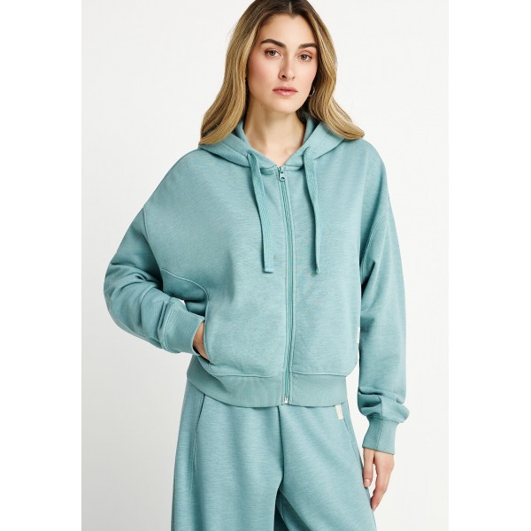 Funky Buddha Ζακέτα Βαμβακερή Γυναικεία (FBL013-101-06-MINERAL-BLUE)