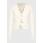 Funky Buddha Γυναικεία Μακρυμάνικη Μπλούζα Εκρού