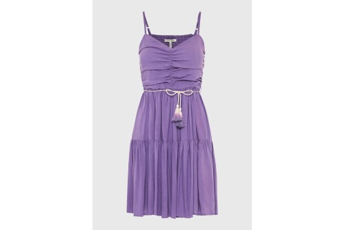 Funky Buddha Φόρεμα Mini Γυναικείο (FBL013-101-13-DUSTY-LAVENDER)